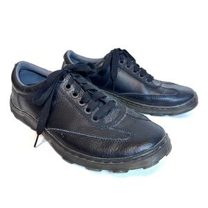 Dr. Martens Mens 10 Mitchem Black Leather Lace Up Oxford